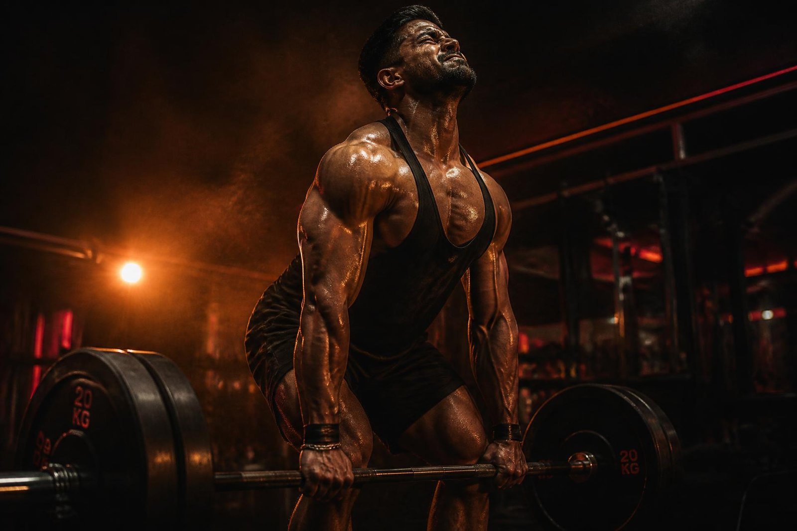 Athlete lifting